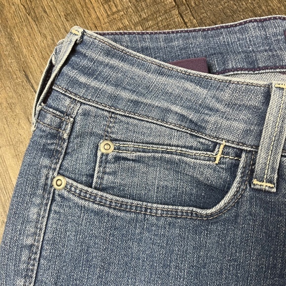 NYDJ Slim Straight Blue Jeans Pants Denim ((size 4)) - Picture 5 of 9